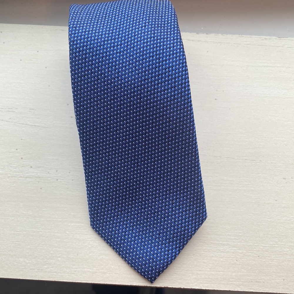 NWT Jos. A. Bank 1905 Clothing Co. Mens Blue Silk Designer Tie